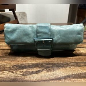 Hobo International Blue Audrey Clutch